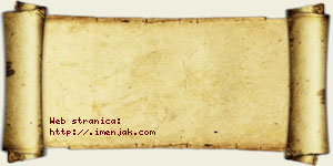 Bojana Jovović vizit kartica